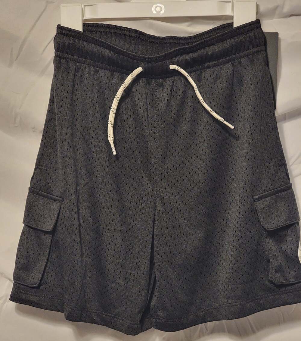 Converse Boys Black Shorts Sz S 7-9 Yrs